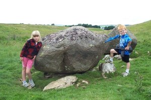 Granite Erratic, Gaythorne Plain A huge boulder of Shap granite sitting on a limestone pedestal in a dry valley on Gaythorne Plain just outside the Great Asby Scar Nature Reserve. The boulder was transported on glacial ice from the eastern Lake District. Several large boulders are found in a chain along this valley. From Geograph.org.uk